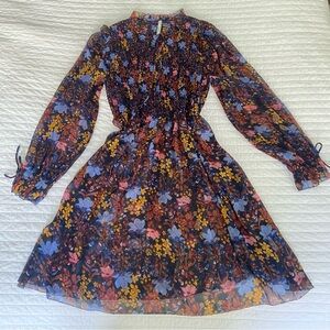 Pepe Jeans Shirred Floral Dress